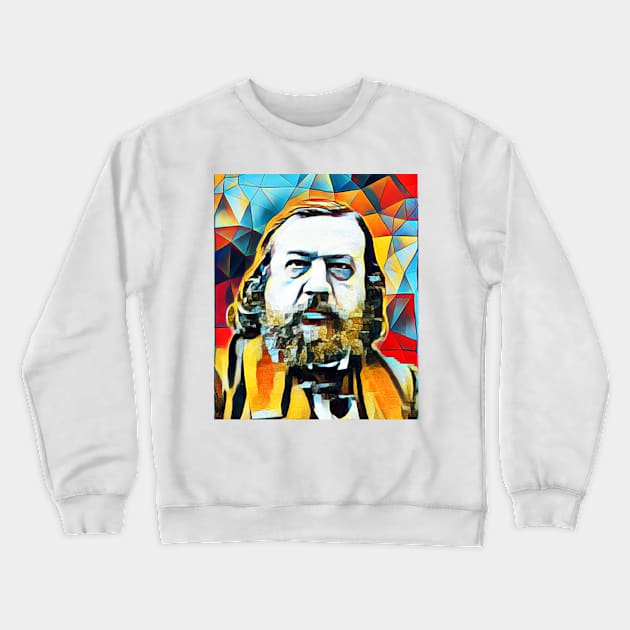 Theophile Gautier Portrait | Theophile Gautier Artwork Crewneck Sweatshirt by JustLit